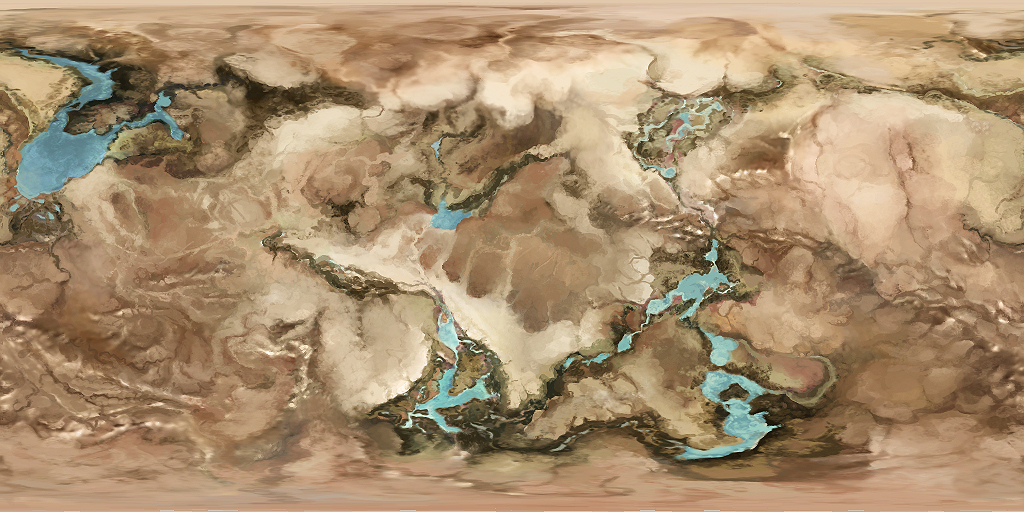 Arid planet texture