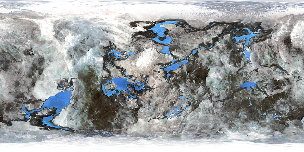 Tundra planet texture